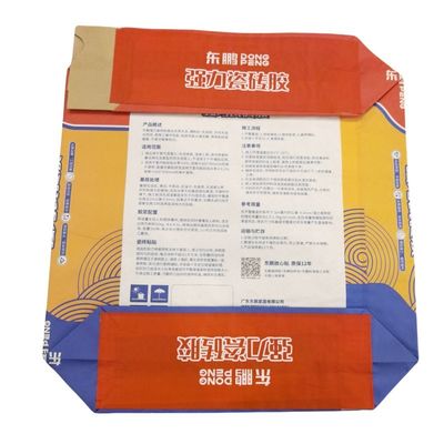 3 ply 80GSM Paper & 1 ply Film Paper Packaging Bags 20kg 25kg with Tuck-in Sleeve