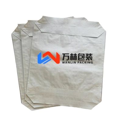 Heat Seal Plastic Packaging Bag for Cement Building Material 50x60x10cm 85GSM