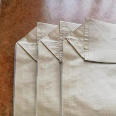 Heat Seal Plastic Packaging Bag for Cement Building Material 50x60x10cm 85GSM