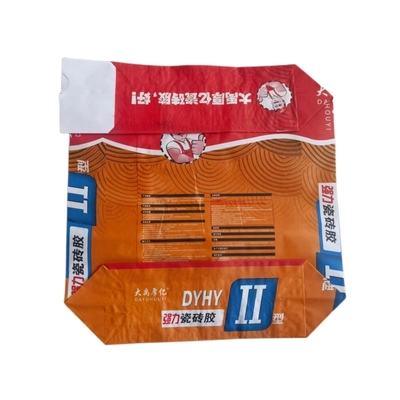 Custom 95g Multi Wall Paper Waterproof Cement Bags 20kg with Adhesive Offset Printing 95g/Custom