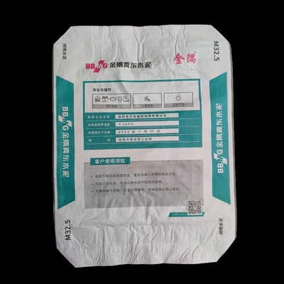 50kg PP Woven Cement Bag with Valve Moisture Proof ISO9001 Certified
