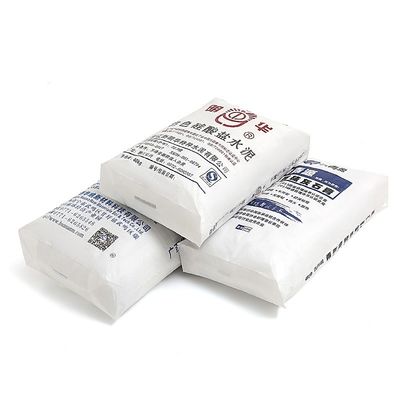 100% Virgin Polypropylene PP Valve Bag ISO9001:2008 Certified Moisture Proof Cement Sack for Dry Mixtures
