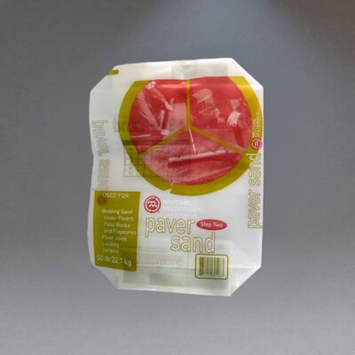 quality  Labyrinth breathable Heavy Duty PE Valve Bags with Center Seam for 50LB 22.7kg Paver Sand factory