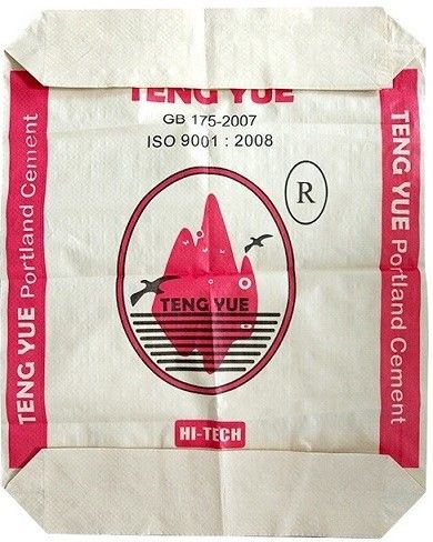 Best sale 20KG 25KG 40KG 50KG  pp woven cement bag China manufacture