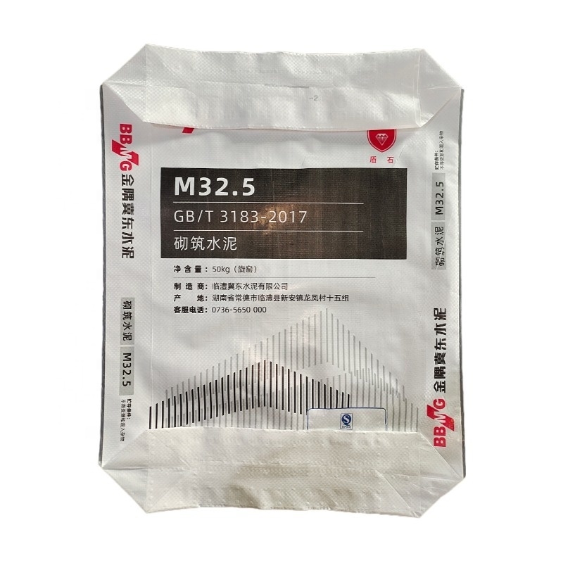 PP Woven Cement Bag with Valve 25KG 50KG Moisture Proof