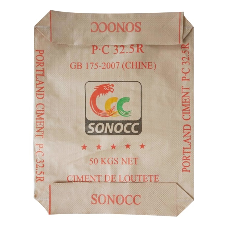 50KG PP Cement Valve Bag with Self Adhesive Seal