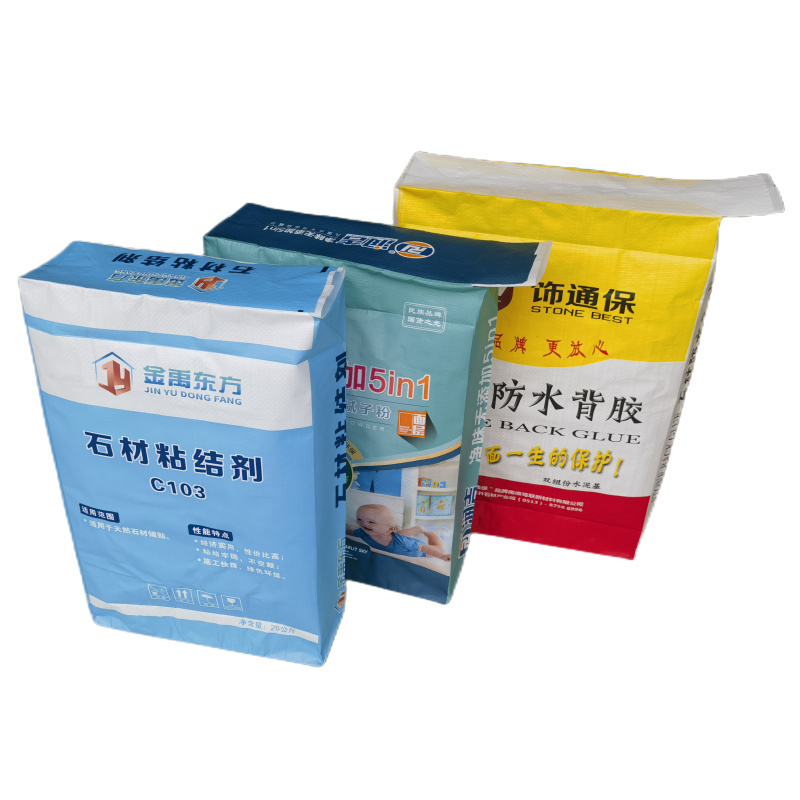 BOPP Printed PP Woven Cement Bags 20KG 25KG Moisture Proof
