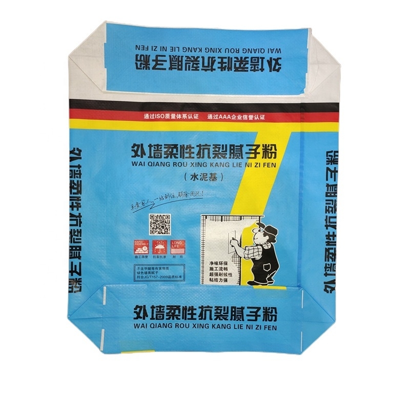 20kg 25kg PP Valve Bag with BOPP Printing for Tile Adhesive