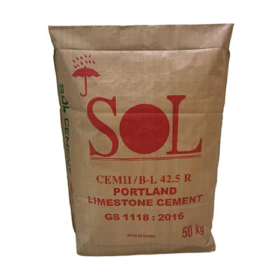 PP Woven Valve Cement Bags 25Kg 50Kg Polypropylene Gypsum Powder Packaging Container