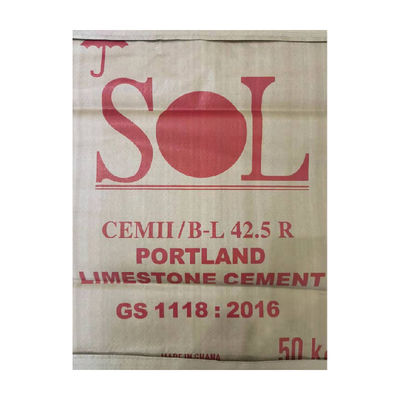 PP Woven Valve Cement Bags 25Kg 50Kg Polypropylene Gypsum Powder Packaging Container