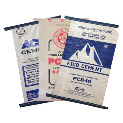 Wpp PP Woven Packaging Bags 20kg 25kg 40kg 50kg For Pigment Tile Adhesive