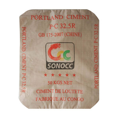 25kg 40kg 50kg Cement Mortar Bag Block Bottom Ad Star PP Cement Sack
