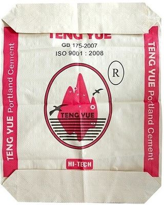 Polypropylene Woven PP Bags 25Kg 50Kg Valve Ad Star Custom For Cement