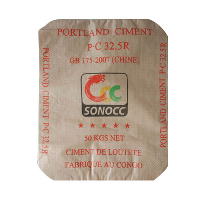 Cement Poly Woven Bags 25KG 40KG 50KG PP Valve Empty Cement Bag Sack