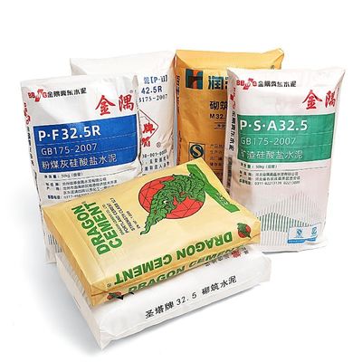 Hot Sale 25KG 40KG 50KG Ad Star Bags PP Block Bottom Bag Cement Valve Bags Cement Sack