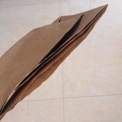 No Reinforcing patch  2 layer 90GSM Paper Valve Bags for 50kg Cement Packaging