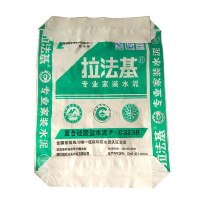 25KG 40KG 50KG Block Bottom Cement Bags Ad Star Valve PP Packing Bags