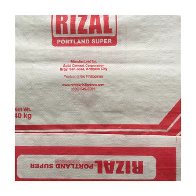 Hot Sale 25KG 40KG 50KG Ad Star Bags PP Block Bottom Bag Cement Valve Bags Cement Sack