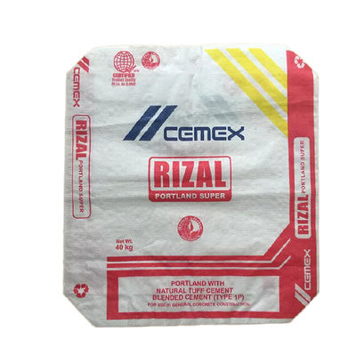 Hot Sale 25KG 40KG 50KG Ad Star Bags PP Block Bottom Bag Cement Valve Bags Cement Sack