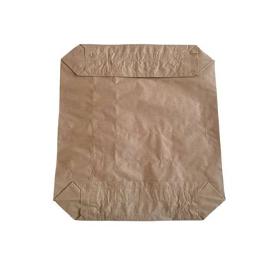 Waterproof Cement 3 Ply Paper Bags Multiwall 20kg Customized With Adhesive
