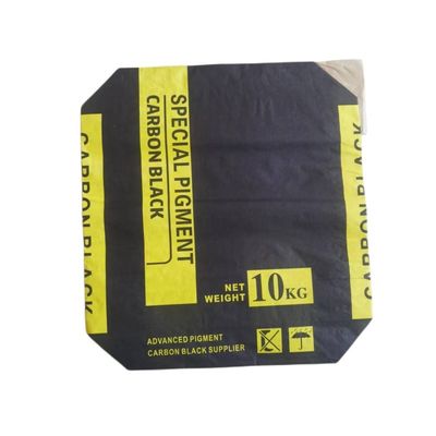 20kg Kraft Paper Cement Waterproof Bags Multi Wall ISO9001 With Adhesive