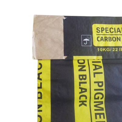 20kg Kraft Paper Cement Waterproof Bags Multi Wall ISO9001 With Adhesive