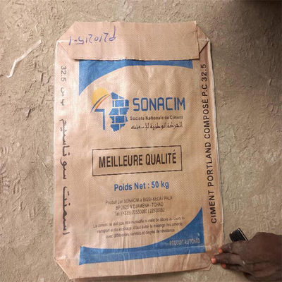 Woven Cement Plaster Sand Bags 25KG 40KG 50KG PP Block Bottom Valve Bags