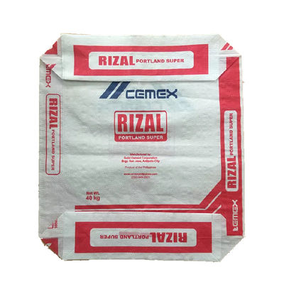 Woven Cement Bags 50KG 40KG 25KG Custom Polypropylene Bags ISO14001