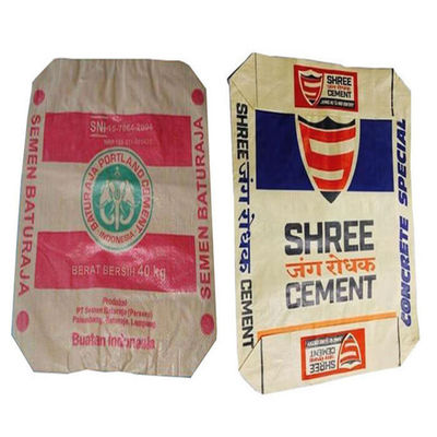 Hot Sale 25KG 40KG 50KG Ad Star Bags PP Block Bottom Bag Cement Valve Bags Cement Sack
