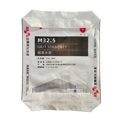Hot Sale 25KG 40KG 50KG Ad Star Bags PP Block Bottom Bag Cement Valve Bags Cement Sack