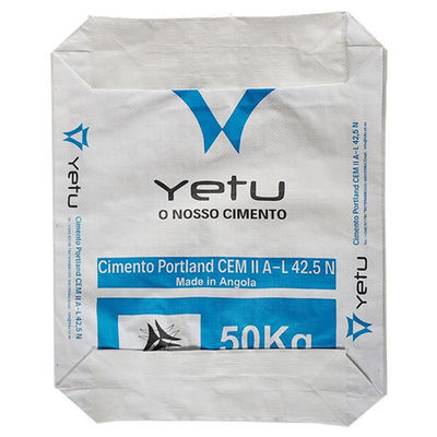 Hot Sale 25KG 40KG 50KG Ad Star Bags PP Block Bottom Bag Cement Valve Bags Cement Sack