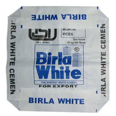 20KG 25KG 40KG 50KG  PP Valve Block Bottom empty cement bag China manufacture