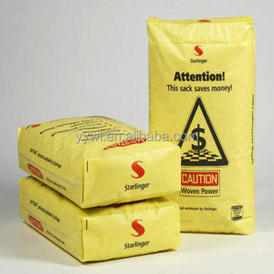 Hot sale 20KG 25KG 40KG 50KG  PP Valve Block Bottom empty cement bag China manufacture