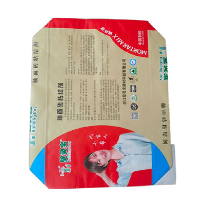 Cement Block Bottom BOPP Laminated Woven Bags PP Valve Bags 25KG 40KG 50KG