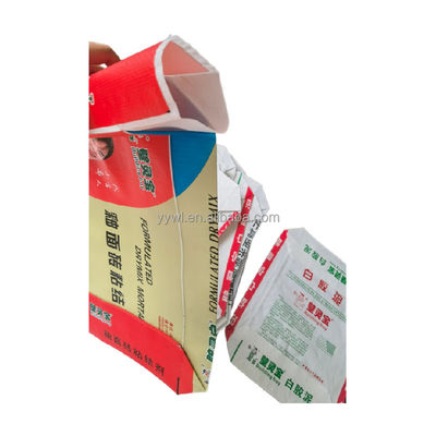 25KG 40KG 50KG Printed BOPP Woven Bags Block Bottom Cement Valve Sack