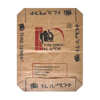 Best Sale 20KG 25KG 40KG 50KG  PP Valve Block Bottom empty cement bag China manufacture