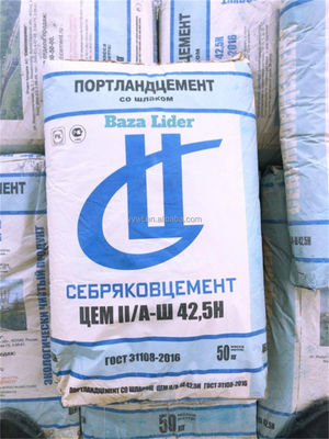 Offset Printing 3 Ply Paper Sacks 50kg Kraft Paper Cement Bags Customized