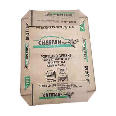 ISO9001 50Kg Empty Woven PP Cement Bags Free Sample Laminated Cement Bags