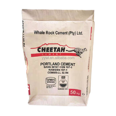 Empty PP Woven 50 Kg Woven Polypropylene Plastic Bags Custom For Cement