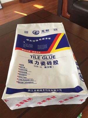 20kg 25kg Tile Adhesive Plastic BOPP Woven Bags Building Material Packaging Bag