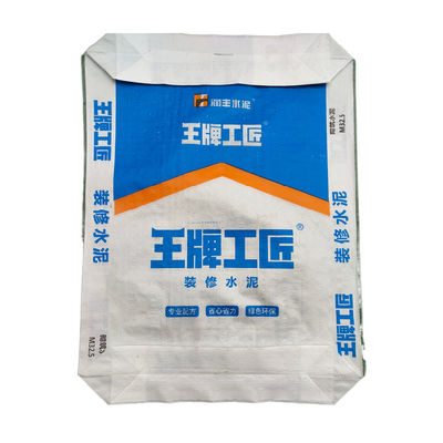 Heavy Duty PP Woven Cement Bags 50kg - Leak Proof & Moisture Resistant for Construction