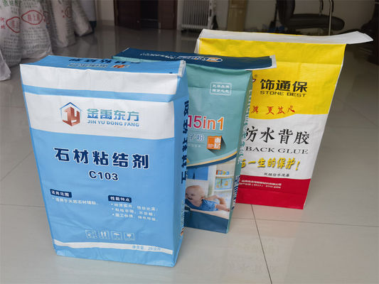 20KG 25KG 40KG 50KG PP Cement Bags Empty Block Bottom Valve Bag