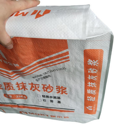 Heavy Duty PP Laminated Bottom Valve Cement Bag 50Kg PP Valve Bag Small Cement Bottom Block