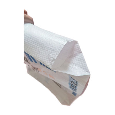 Empty Cement Bags Waterproof 25kg 40kg 50kg Sonic Seal Sleeve Empty PP Woven Bag For Building Powder