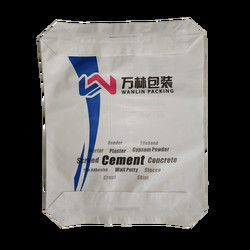 Empty Cement Bags Waterproof 25kg 40kg 50kg Sonic Seal Sleeve Empty PP Woven Bag For Building Powder