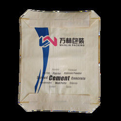 Empty Cement Bags Waterproof 25kg 40kg 50kg Sonic Seal Sleeve Empty PP Woven Bag For Building Powder