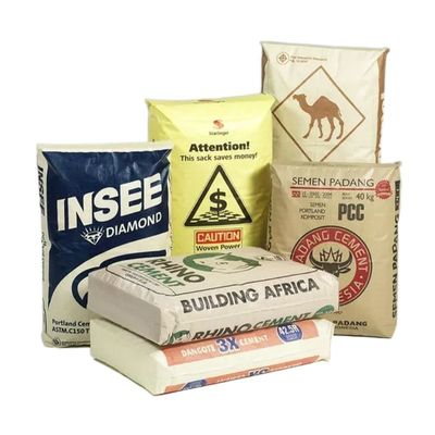 85GSM 50kg Square Bottom Bag Cement Sack Empty Cement Bag