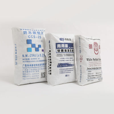 Self Closing Building Material Packaging PP Cement Bag With Valve Packing