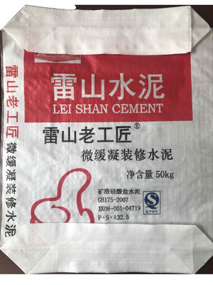 25kg 50kg Eco Friendly Woven Empty Bag Of Cement Plastic Cement Bag