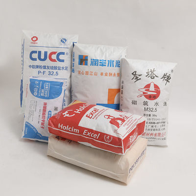 25kg 50kg Eco Friendly Woven Empty Bag Of Cement Plastic Cement Bag